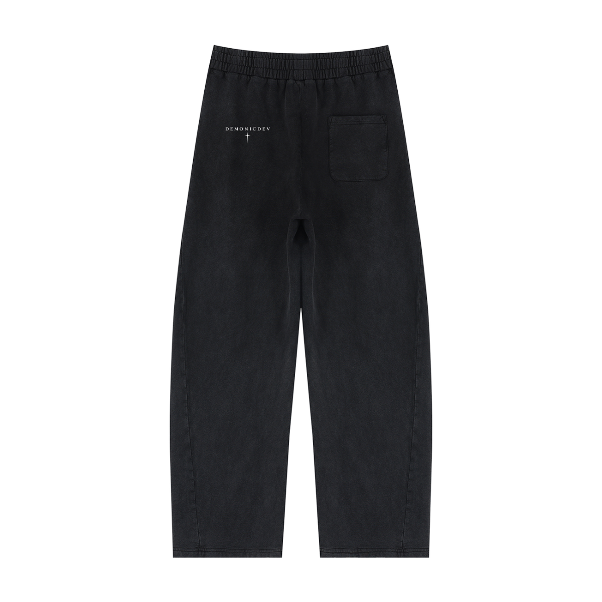 Custom DemonicDev 1st set Unisex Mineral Wash Barrel Sweatpants