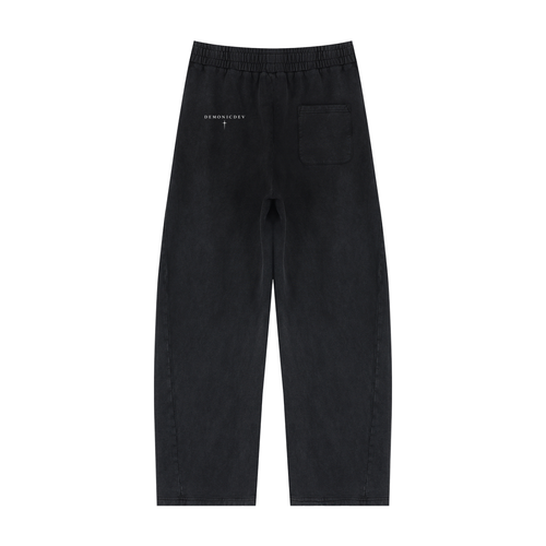 Custom DemonicDev 1st set Unisex Mineral Wash Barrel Sweatpants