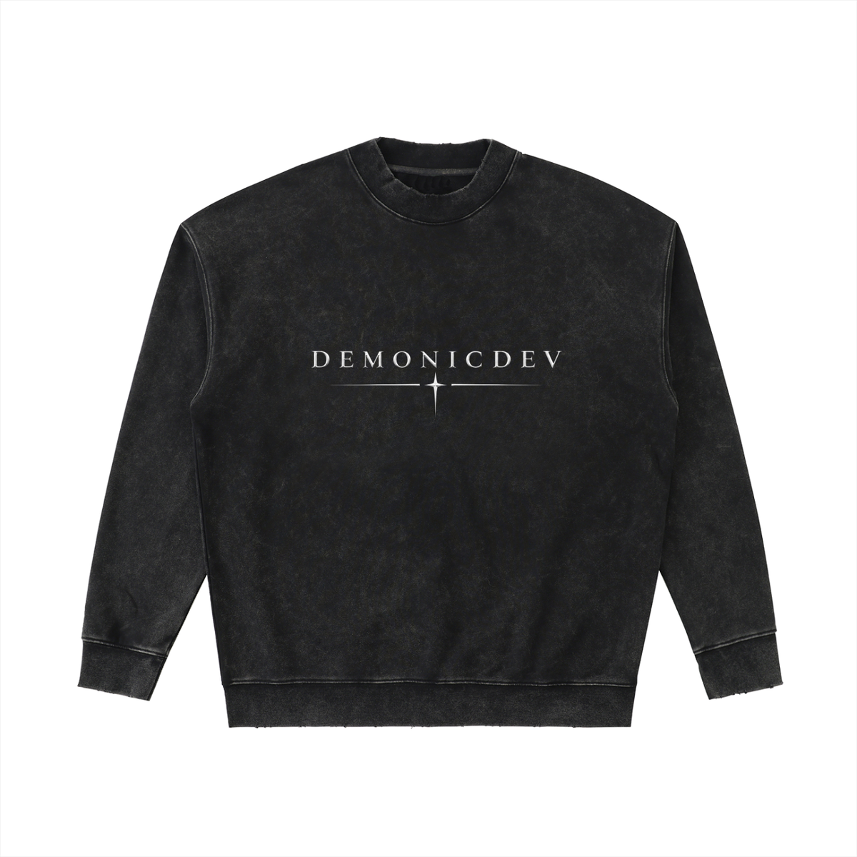 Custom DemonicDev 1st set Drop Shoulder Crewneck Sweatshirt