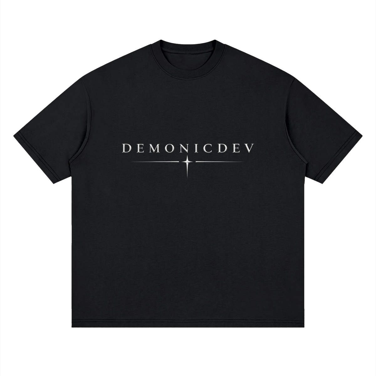 Custom DemonicDev Streetwear Loose Drop Shoulder T-Shirt