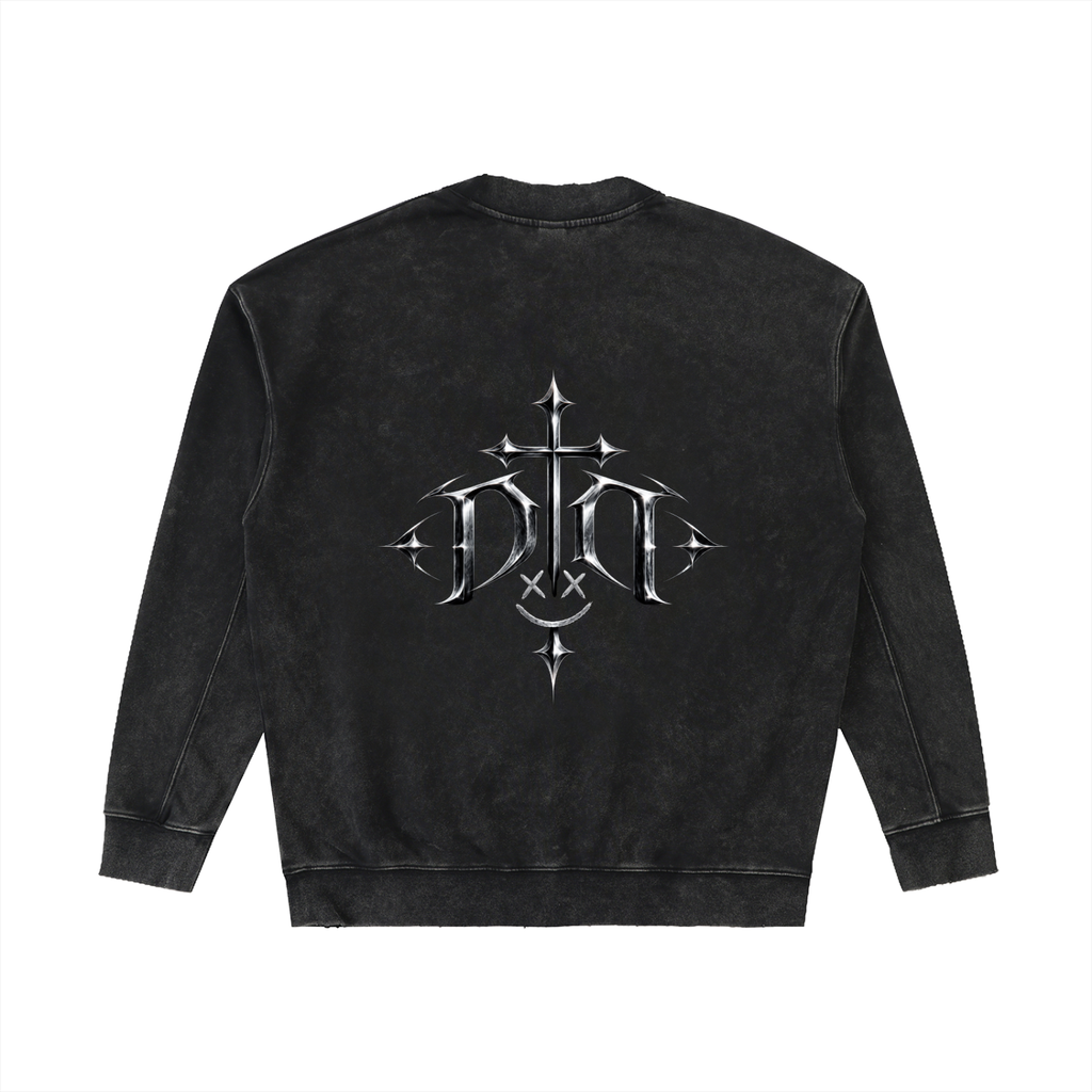 Custom DemonicDev 1st set Drop Shoulder Crewneck Sweatshirt