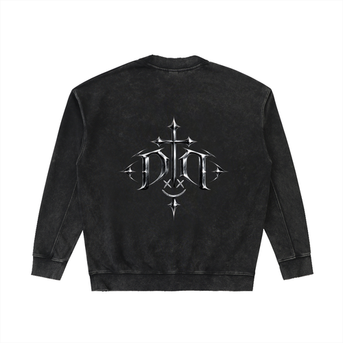 Custom DemonicDev 1st set Drop Shoulder Crewneck Sweatshirt